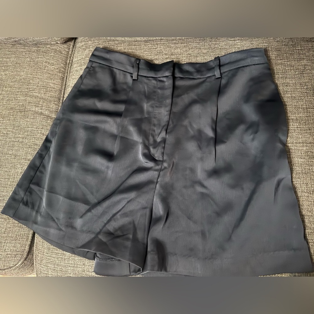 H&M Satin Navy Women's Shorts
